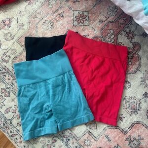 3 pairs of target biker shorts